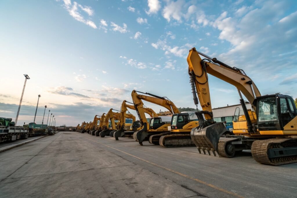 DZHMACHINE used excavator stock with verified condition